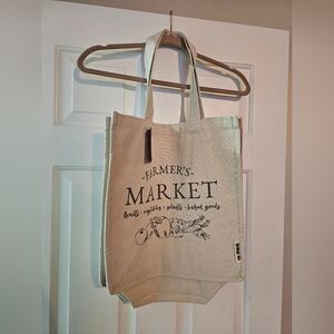 Farmer's Market Canvas Tote Bag